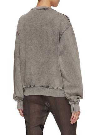 Back View - Click To Enlarge - ACNE STUDIOS - Blurred Logo Print Sweater