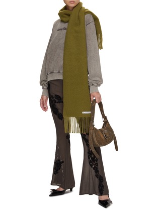 Figure View - Click To Enlarge - ACNE STUDIOS - Blurred Logo Print Sweater