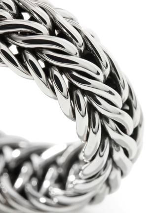 Detail View - Click To Enlarge - JOHN HARDY - ‘Classic Chain’ Silver Kami Ring — Size 11