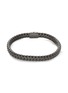 Back View - Click To Enlarge - JOHN HARDY - ‘Classic Chain’ Black Rhodium Plated Silver Medium Flat Chain Bracelet — Size UM