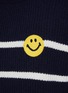  - JOSHUA’S - Smiley Face Knit Patch Fisherman Sweater