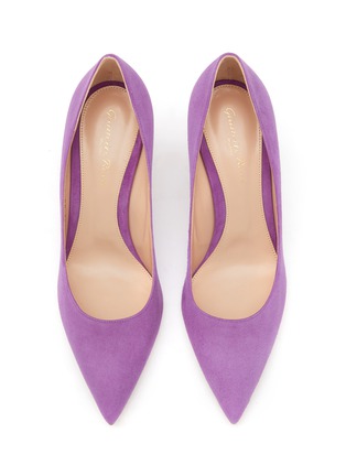 Detail View - Click To Enlarge - GIANVITO ROSSI - Gianvito 70 Suede Pumps