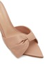 Detail View - Click To Enlarge - GIANVITO ROSSI - 85 Half Bow Leather Heeled Sandals
