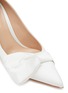 Detail View - Click To Enlarge - GIANVITO ROSSI - 85 Half Bow Satin Pumps