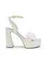 Main View - Click To Enlarge - GIANVITO ROSSI - Rosie 170 Platform Satin Sandal