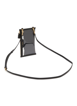 Anya Hindmarch Patent-leather Envelope Clutch in Black
