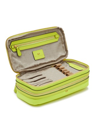 Detail View - Click To Enlarge - ANYA HINDMARCH - Make-Up Pouch — Neon Yellow