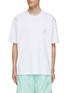 Main View - Click To Enlarge - SOLID HOMME - Printed Cotton Loose Fit T-Shirt