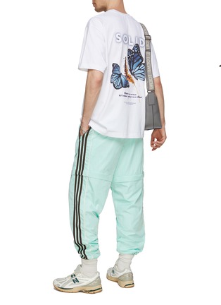 Figure View - Click To Enlarge - SOLID HOMME - Printed Cotton Loose Fit T-Shirt