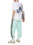 Figure View - Click To Enlarge - SOLID HOMME - Printed Cotton Loose Fit T-Shirt
