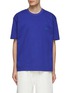 Main View - Click To Enlarge - SOLID HOMME - Cotton Back Logo T-Shirt