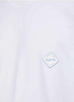  - SOLID HOMME - Cotton Back Logo T-Shirt