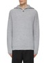 Main View - Click To Enlarge - SOLID HOMME - High Neck Half Zip Sweater