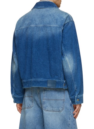 Back View - Click To Enlarge - SOLID HOMME - Corduroy Denim Jacket