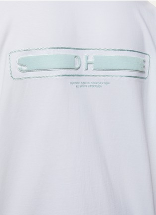  - SOLID HOMME - Chest Patch Logo Embroidered T-Shirt