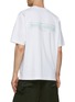 Back View - Click To Enlarge - SOLID HOMME - Chest Patch Logo Embroidered T-Shirt