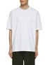 Main View - Click To Enlarge - SOLID HOMME - Chest Patch Logo Embroidered T-Shirt