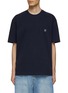 Main View - Click To Enlarge - SOLID HOMME - Chest Patch Logo Embroidered T-Shirt