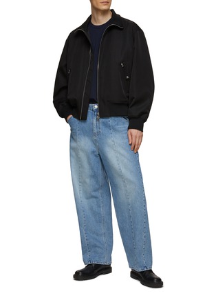 Figure View - Click To Enlarge - SOLID HOMME - Chest Patch Logo Embroidered T-Shirt