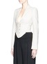 Front View - Click To Enlarge - STELLA MCCARTNEY - 'Abigail' corset waist tailored jacket