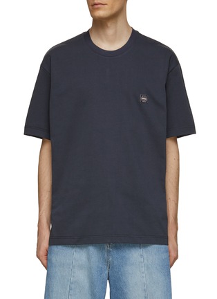 Main View - Click To Enlarge - SOLID HOMME - Butterfly Printed Back T-Shirt