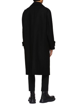 Back View - Click To Enlarge - SOLID HOMME - Double Breasted Coat