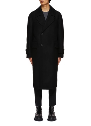 Main View - Click To Enlarge - SOLID HOMME - Double Breasted Coat