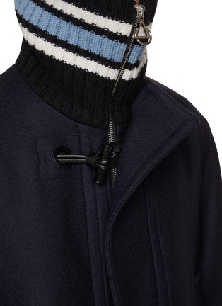  - SOLID HOMME - Knitted Collar Duffle Coat