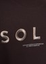  - SOLID HOMME - Logo Embroidery Sweatshirt