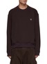 Main View - Click To Enlarge - SOLID HOMME - Logo Embroidery Sweatshirt