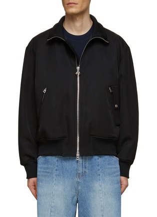 Main View - Click To Enlarge - SOLID HOMME - Zip Up Jacket