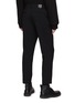 Back View - Click To Enlarge - SOLID HOMME - Pleated Cropped Pants
