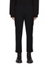 Main View - Click To Enlarge - SOLID HOMME - Pleated Cropped Pants