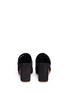 Back View - Click To Enlarge - CLERGERIE - 'Abrice' suede mules
