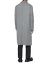 Back View - Click To Enlarge - SOLID HOMME - Single Breasted Hairy Texture Coat