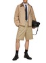 Figure View - Click To Enlarge - SOLID HOMME - Cropped Barbour Jacket