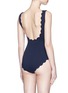 Back View - Click To Enlarge - MARYSIA - 'Palm Springs' scalloped one-piece swimsuit