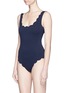 Figure View - Click To Enlarge - MARYSIA - 'Palm Springs' scalloped one-piece swimsuit