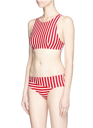Figure View - Click To Enlarge - ARAKS - 'Millie' stripe bikini bottom
