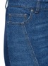 Detail View - Click To Enlarge - ALEXANDER MCQUEEN - Patchwork cropped flared denim pants