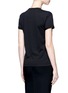 Back View - Click To Enlarge - T BY ALEXANDER WANG - Roll cuff cotton T-shirt