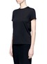 Front View - Click To Enlarge - T BY ALEXANDER WANG - Roll cuff cotton T-shirt