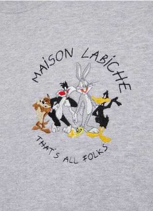  - MAISON LABICHE - x Looney Tunes Le Ledru Embroidered Cotton Sweatshirt