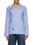 Main View - Click To Enlarge - MAISON LABICHE - Germain Loony Tunes All Over Patches Cotton Shirt