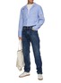 Figure View - Click To Enlarge - MAISON LABICHE - Germain Loony Tunes All Over Patches Cotton Shirt