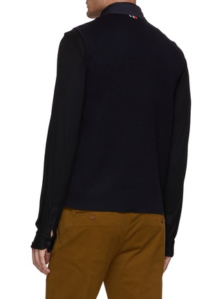 Back View - Click To Enlarge - ORLEBAR BROWN - Fitzroy Ribbed Collar Quilted Vest