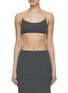 Main View - Click To Enlarge - JOAH BROWN - Open Back Ribbed Knit Bra Top