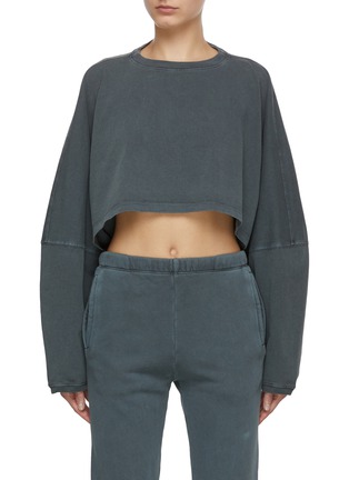 Main View - Click To Enlarge - JOAH BROWN - Slouchy Cropped Top