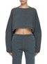 Main View - Click To Enlarge - JOAH BROWN - Slouchy Cropped Top