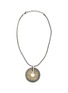 Main View - Click To Enlarge - JOHN HARDY - ‘Classic Chain’ 18K Gold Silver Circular Pendant Slim Chain Necklace — Size 16-18
